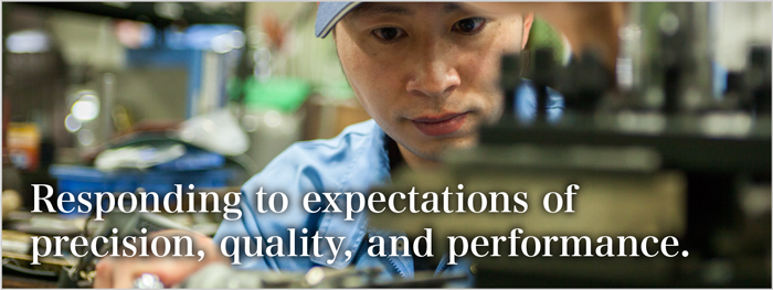 Responding to expectations of precision , quality , and performance